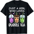 thumbnail image 1 of Bubble Tea Shirt Girls Bubble Tea Gift Women Kawaii Boba Tea T-Shirt, 1 of 3