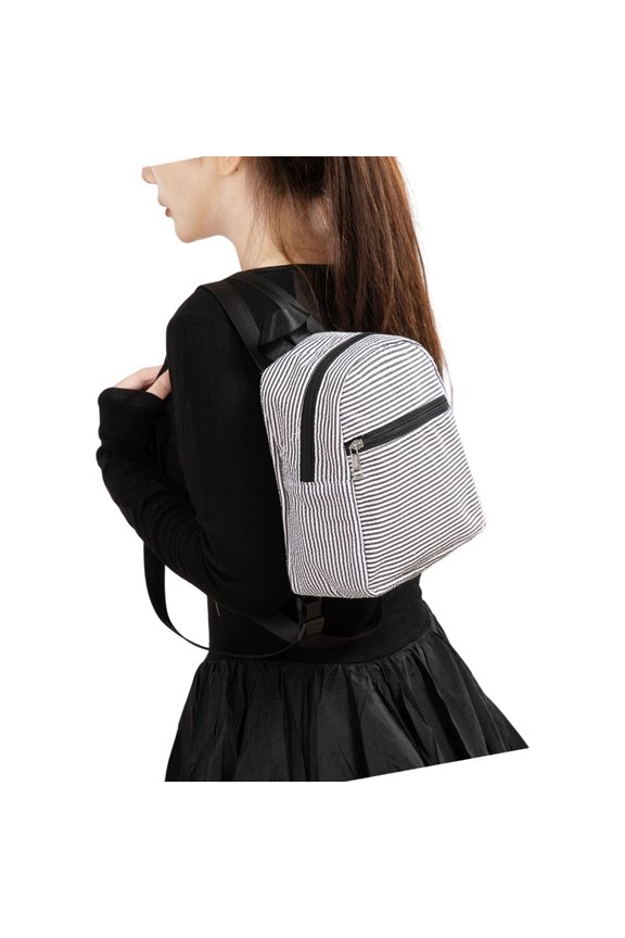 Bubble Textured Student Backpack Portable Travel Bag With Organizational Pockets Polyester Materials