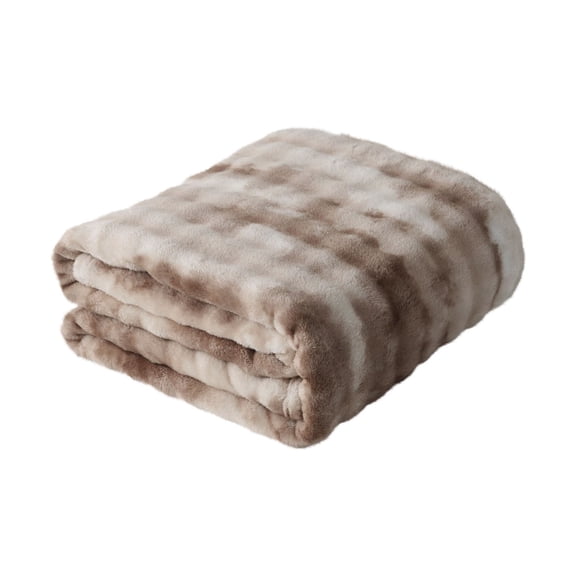 Bubble Throw Blanket, 150x200cm Extra Large Fuzzy Soft Plush Thick Blanket for Couch, Bed & Living Room, Cozy Triple-Anti Fleece Bed Blanket for Adults, Lightweight and Warm