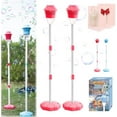thumbnail image 1 of Bubble Torch Garden Lamp, Bubble Maker Stand, 47 Inches Standing Tiki Torchs Bubbles Machine with Lights, Rechargeable Outdoor Torch Bubbles Machine, for Wedding Birthday Party (2Pcs Red), 1 of 7