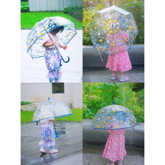 Bubble  - Transparent Dome Canopy for Walking Safety - Auto Open Lightweight