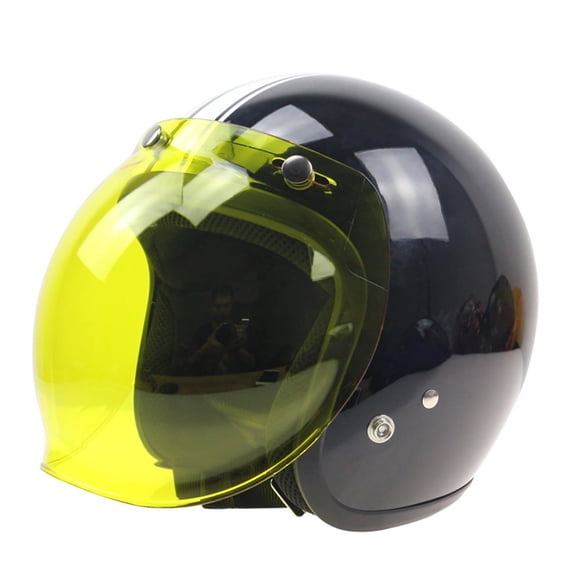 Bubble Visor 3-Snap Bubble Wind Visor For Biltwell & Motorcycle Helmet