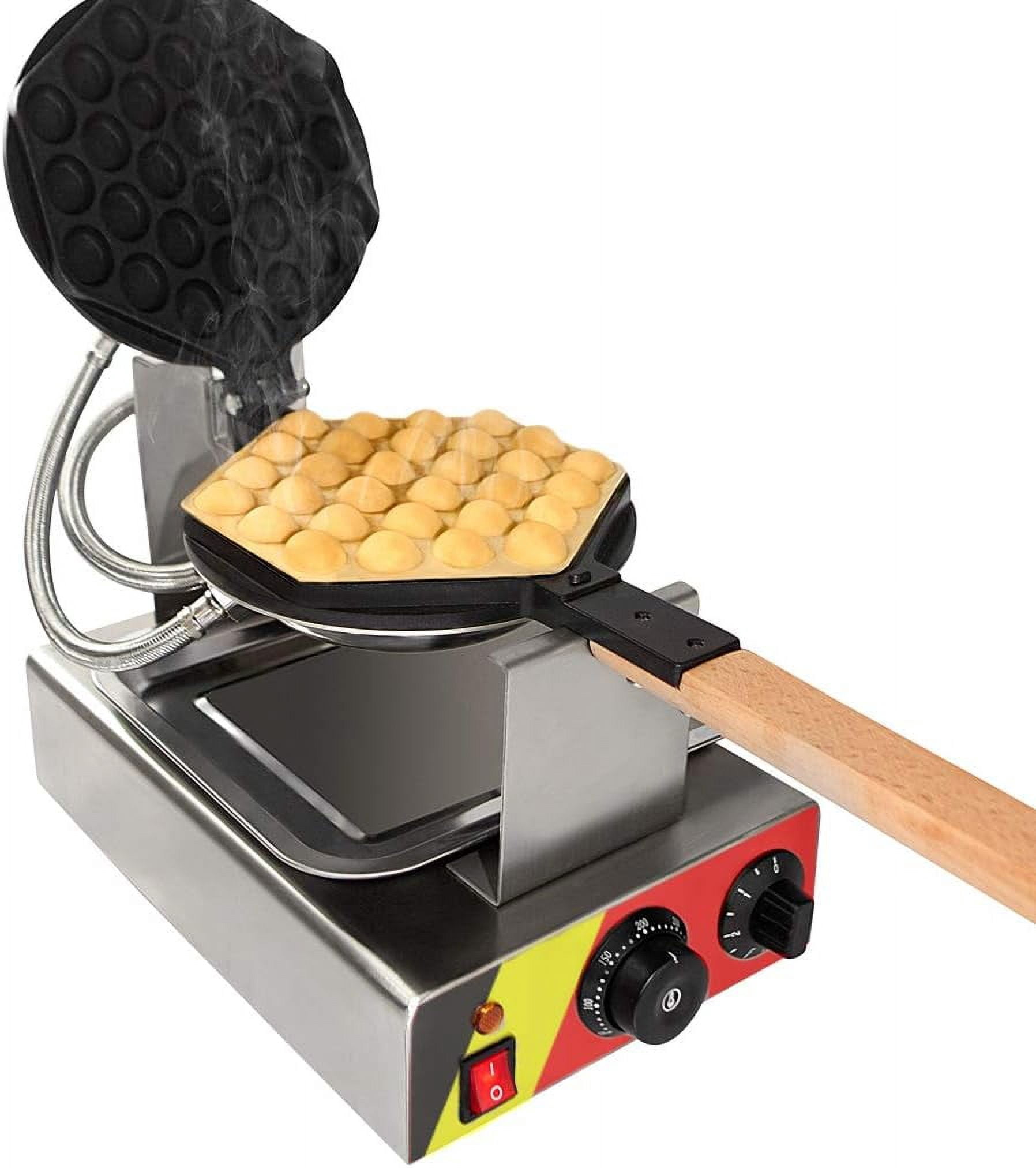 Bubble Waffle Maker for Egg Puff and Hong Kong Waffles | Stainless ...