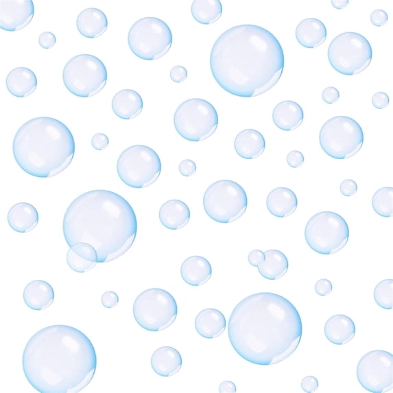 Bubble Wall Decal Stickers 2 Sheets Bubble Wall Stickers Removable Bubble Stickers Bubble Ocean Background Decoration for Bathroom Bedroom Party Decor, Topboutique