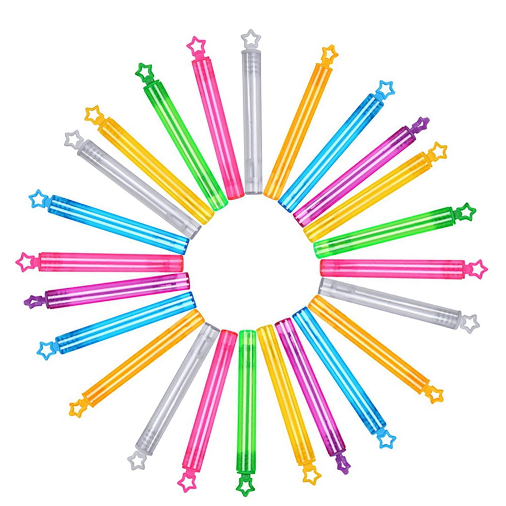 24 Pcs Witch Hat Bubble Wands - Mini Bubble Party Favors For Halloween, Birthdays, Cosplay & Festivals
