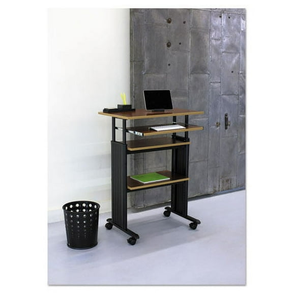 Bubble Wastebasket, Round, Steel, 6 Gal, Black | Bundle of 2 Each