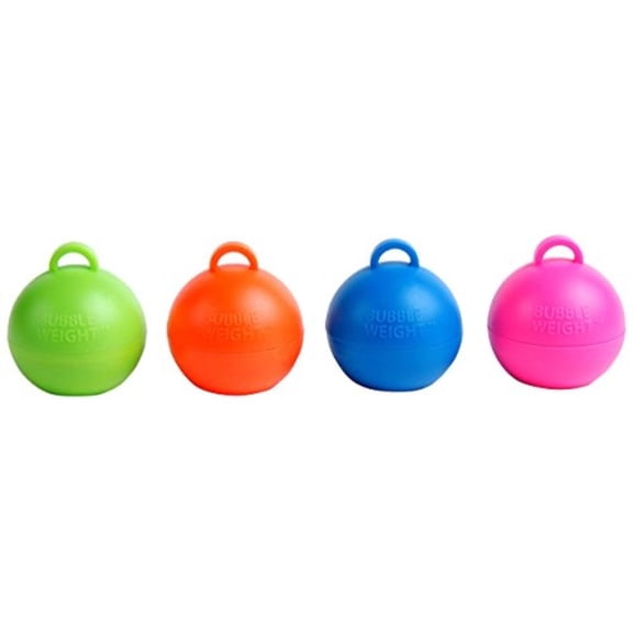 Bubble Weight 35 g Balloon Weight Neon Asst (10 Piece)