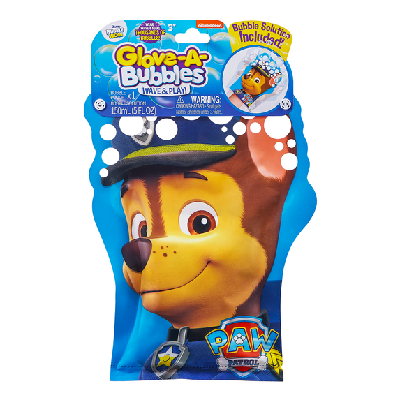 Bubble Wow Paw Patrol Chase Glove A Bubbles by ZURU
