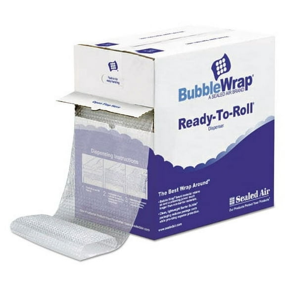 Bubble Wrap Cushioning Material In Dispenser Box, 3/16" Thick, 12" X 175 Ft.