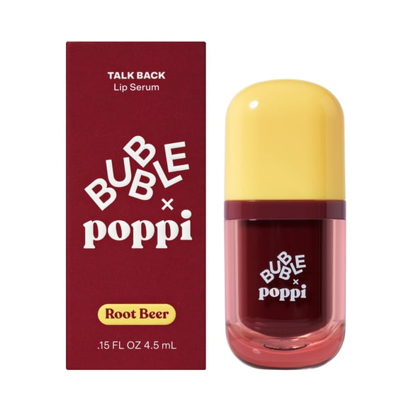 BUBBLE x poppi Talk Back Root Beer Lip Serum 4.5ML