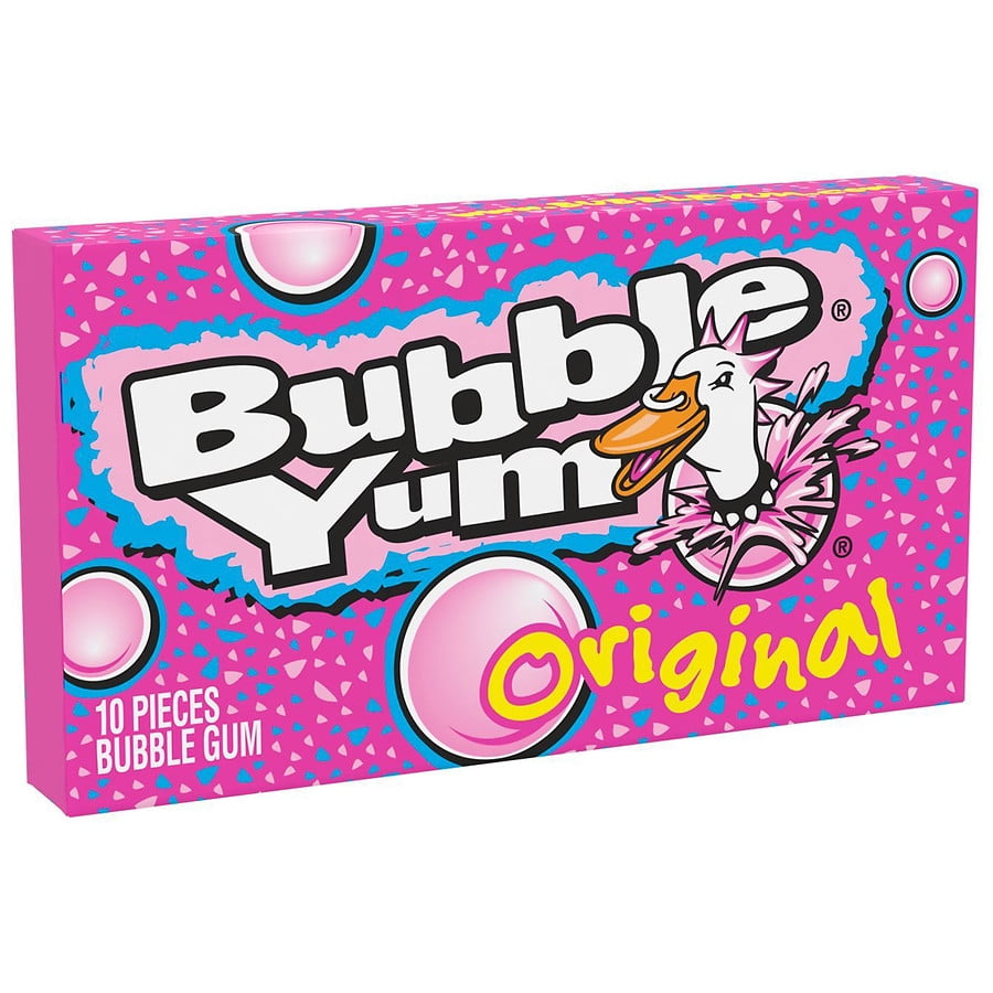 Bubble Yum Bubble Gum, Individually Wrapped Original Flavor (Packaging