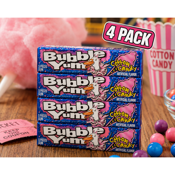 Bubble Yum Cotton Candy Bubble Gum