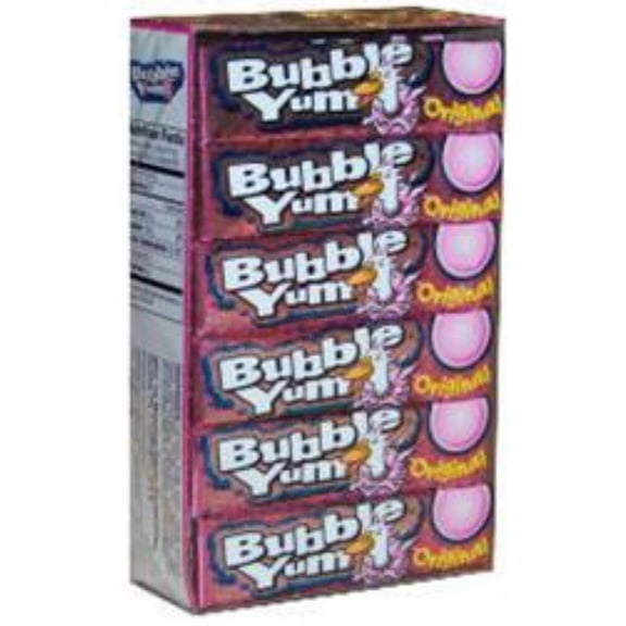 Bubble Yum Original Gum 18 pack (5 ct per pack)