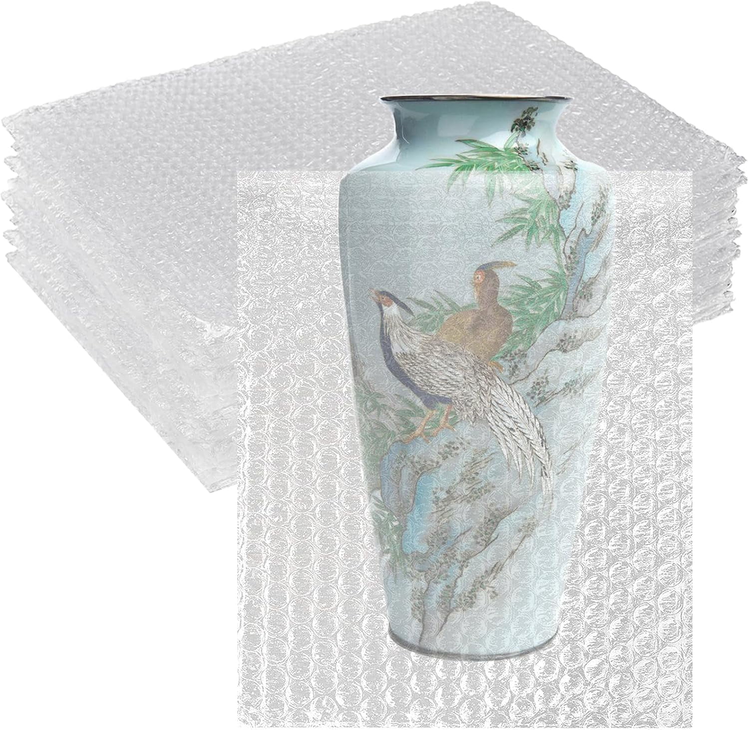 Bubble outer bag 1620 inches, 16 packs of transparent bubble wrap envelopes for packaging, double-layer wall shockproof bubble cushioning envelopes for packaging, storage, and transporting tableware