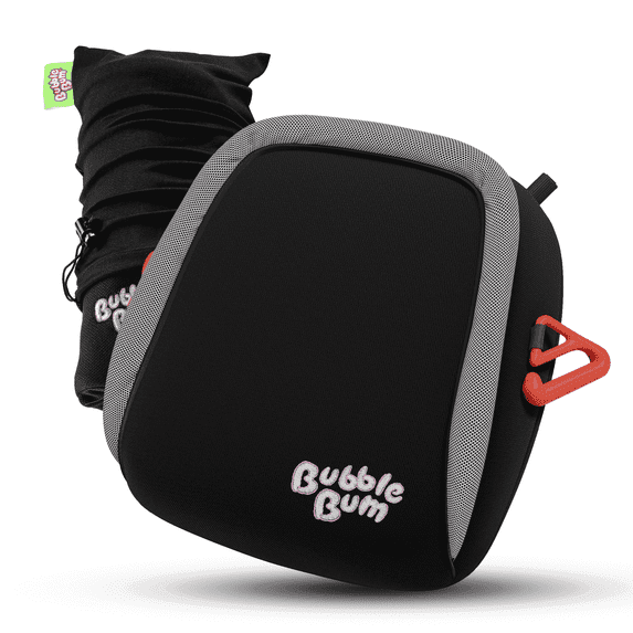 BubbleBum Booster Seats Inflatable Booster Car Seats for Kids Aged 4 to 11 Years, Black Style