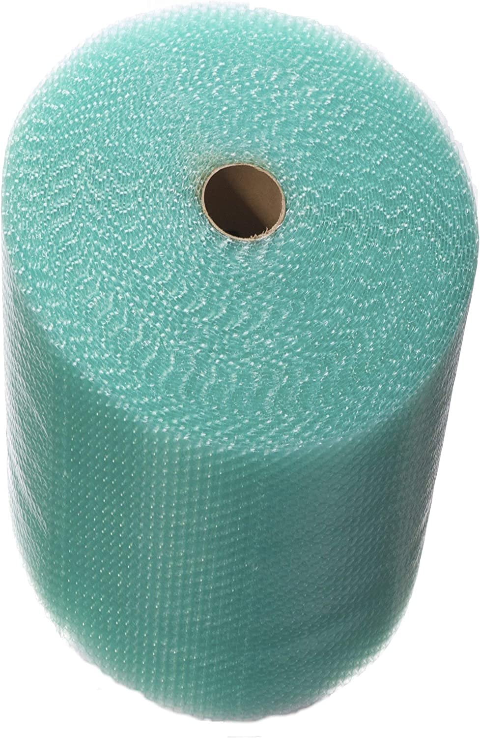 Bubblefast! 1 Roll of 150' x 24" Small 3/16" Green Bubble Cushioning Wrap made from Recycled Materials 300 sq ft total