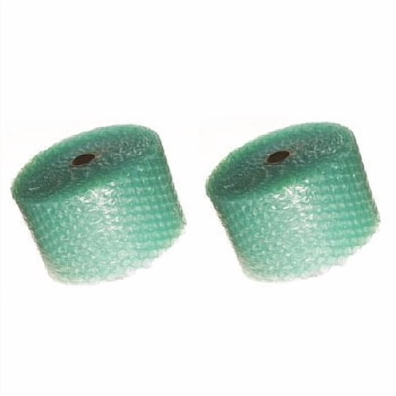 Bubblefast! 125' Green Bubble 1/2" Wrap x 12" Wide-BioNatur Biodegradable and Recyclable