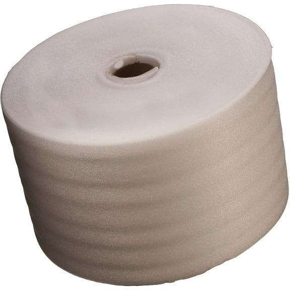 Bubblefast! Brand 1/8" x 188' Poly Foam Cushioning Roll with 12" Perforations One 1/8" x 12" Roll