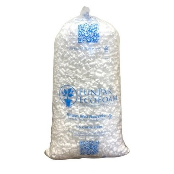 Bubblefast! FunPak EcoFoam Sustainable Potting Peanuts, 1.5 cu. ft.