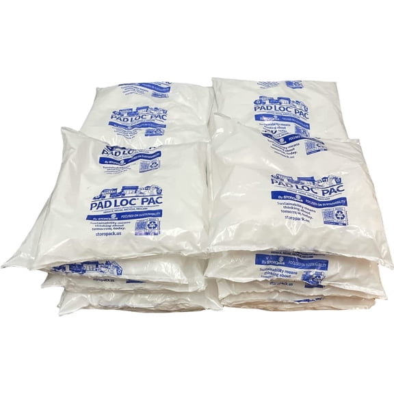 Bubblefast! presents Storpack's PAD LOC Cushioning Pads-Packing Peanuts in a Bag 12 x 12 x 2