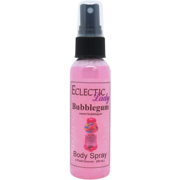 Bubblegum Body Spray, Eclectic Lady, Hydrating Mist, Unisex, 2 oz