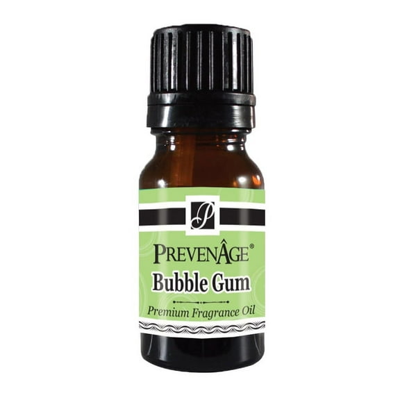 Bubblegum Fragrance Oil Aromatic Scented Perfume Oil Perfume 10 mL by PrevenAge Made in USA / FAST DELIVERY