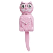 Bubblegum Pink Lady Kit Cat Clock 15.5" Full Size Kit-Cat Klock with Moving Eyes and Tail Retro Style
