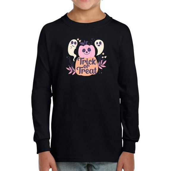 Bubblegum Trick Or Treat Long Sleeve Toddler -Image by Shutterstock, 4 Toddler