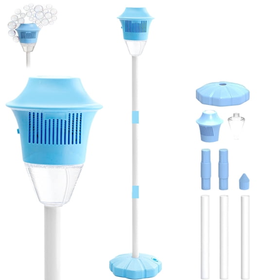 Bubblerz Bubble Machine, Bubblerz Bubble Fountain, Automatic Foaming with Built-In Lighting Effects, Selectable Sound Effects and Highly Adjustable, Ideal for Outdoor Use