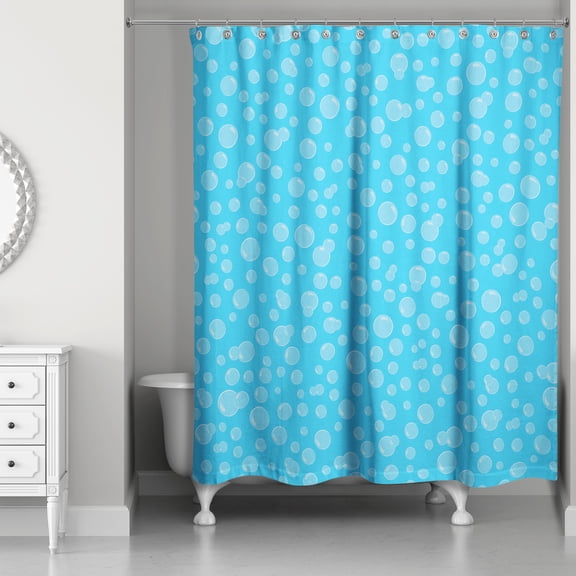 Creative Products Bubbles  71x74 Shower Curtain