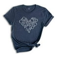 thumbnail image 1 of Bubbles Heart Shape Shirt, Cute Birthday T-shirt, Blowing Bubbles Tee, Girl Birthday Gift, Cute Soap Bubble Gift, 1 of 1