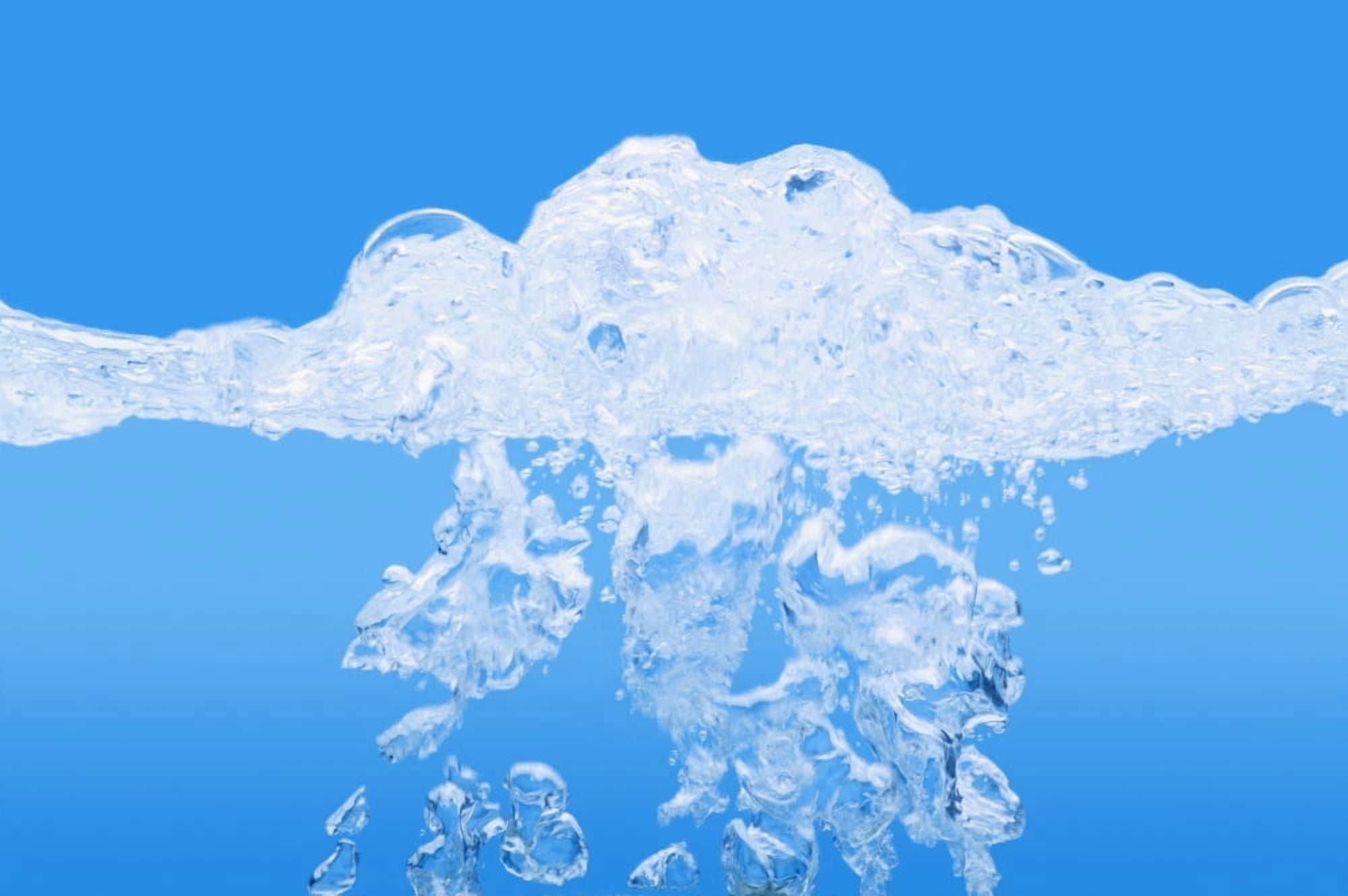 Bubbles In Water Canvas Art - Don Hammond Design Pics (17 x 11)