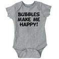 thumbnail image 1 of Bubbles Make Me Happy Fun Playtime Romper Boys or Girls Infant Baby Brisco Brands 24M, 1 of 6