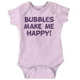thumbnail image 1 of Bubbles Make Me Happy Fun Playtime Romper Boys or Girls Infant Baby Brisco Brands NB, 1 of 7
