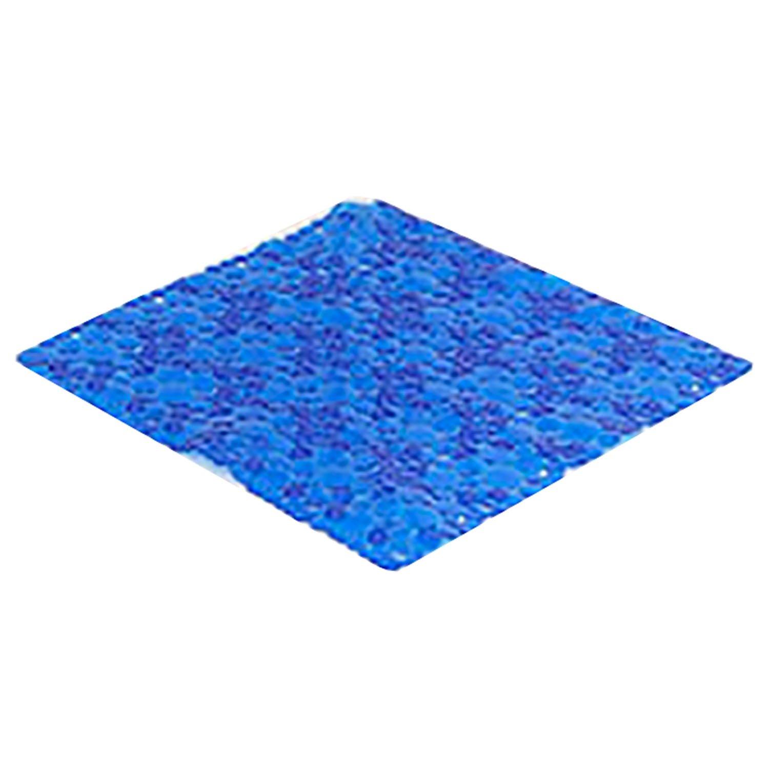 Navy Blue PVC Square Non-Slip Shower Mat 20" x 20"