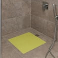 thumbnail image 1 of Bubbles Non-Slip Square Shower Mat Solid Lime Green 20″L X 20″W, 1 of 5