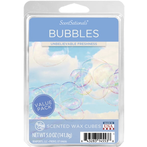 Bubbles Scented Wax Melts, ScentSationals, 5 oz