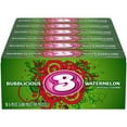 thumbnail image 1 of Bubblicious Watermelon Gum, 18 MFF30 Packs of 5 Pieces (90 Total Pieces), 1 of 6