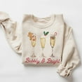 thumbnail image 1 of Bubbly and Bright Sweatshirt, Xmas Champagne Sweater, Merry Prosecco Sweatshirt - Sizes S-5XL ,Art Print JSC, 1 of 6