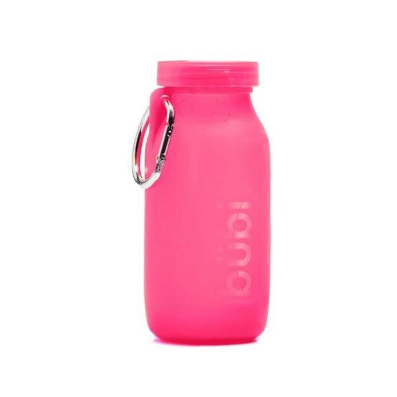 Bubi Brands  14oz & 414 ml Foldable Water Bottle Rose, Rose Pink