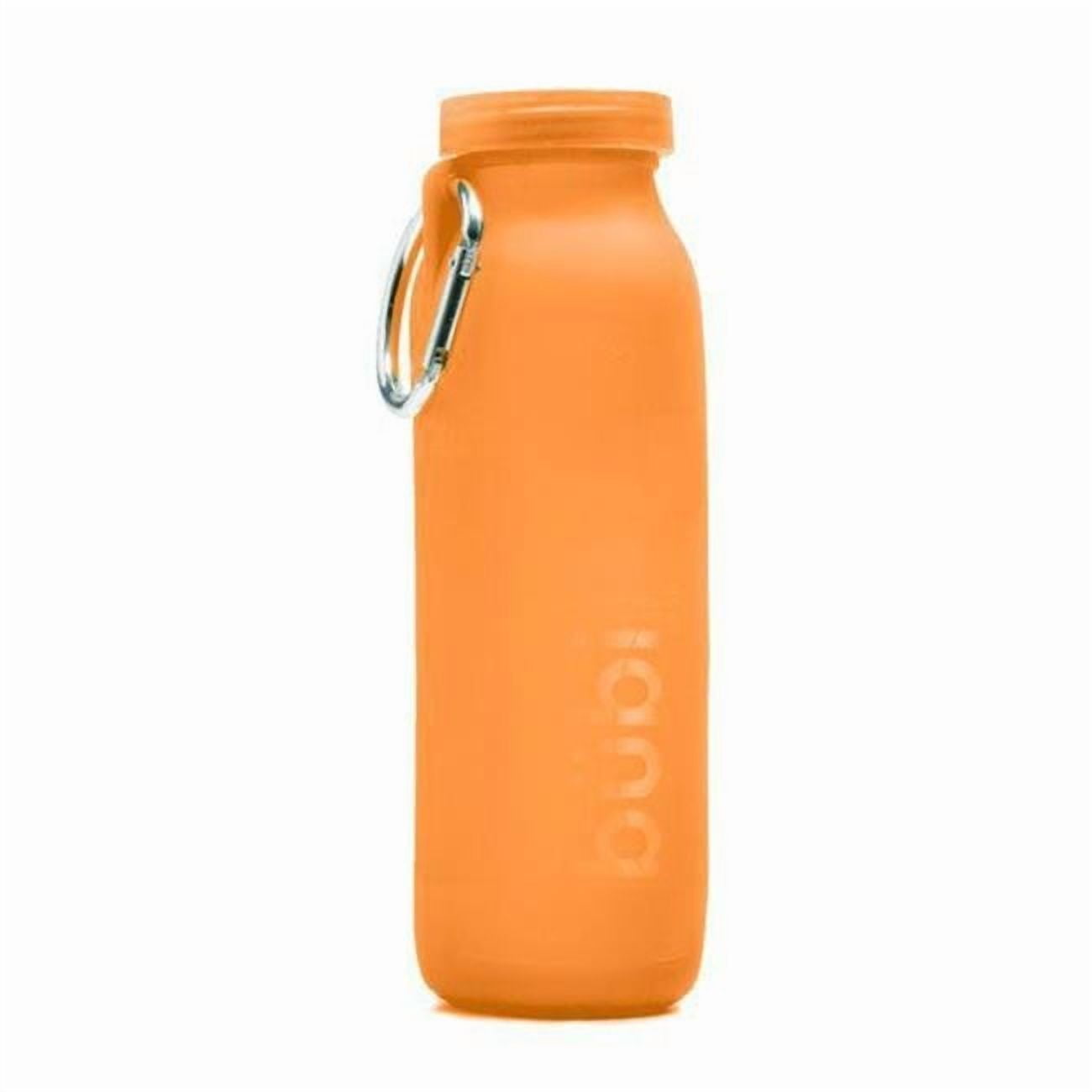 Bubi Brands  22oz & 650 ml Foldable Water Bottle Rose, Sunset Orange