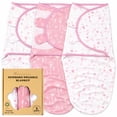 thumbnail image 1 of Bublo Baby Preemie Swaddles 4-7 lbs - 3-Pack Premature Babies Swaddle Sleep Sack - Organic Cotton - Premature Infant Sleeping Sack - Easy Adjustable Baby Swaddle Blanket Wrap, 1 of 9
