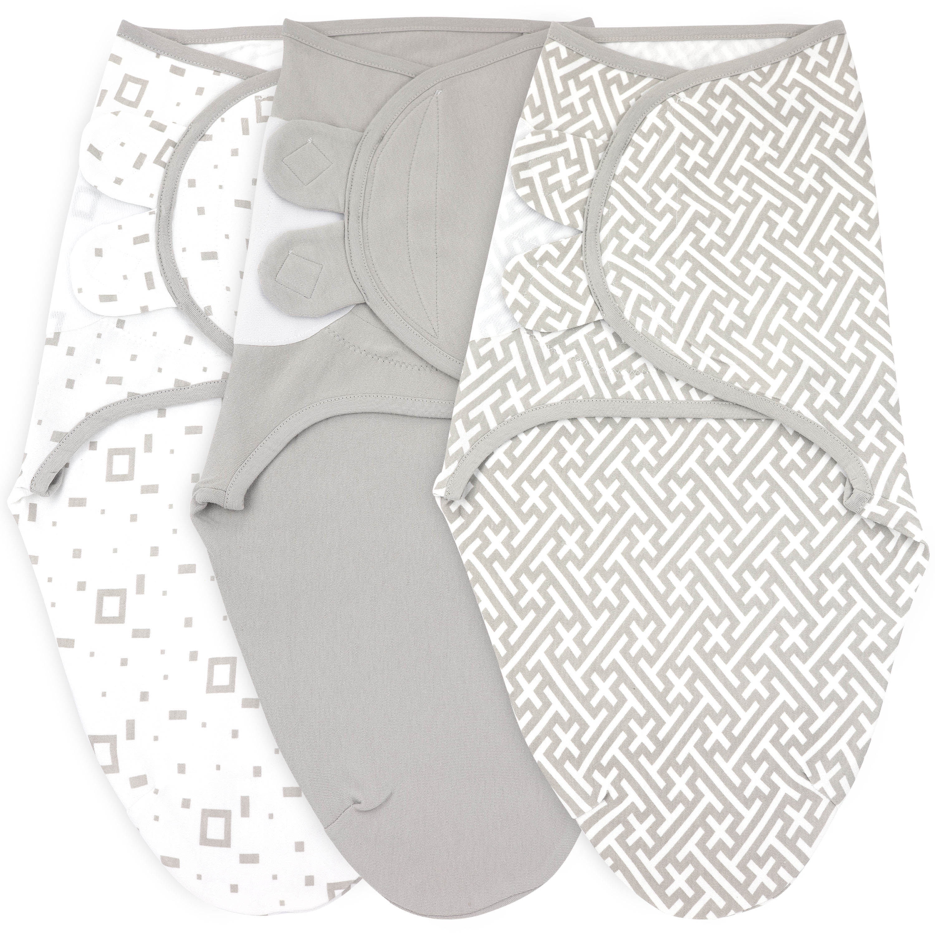 Bublo Baby Swaddle 03 Month, 3Pack Newborn Babies Swaddle Sleep Sack