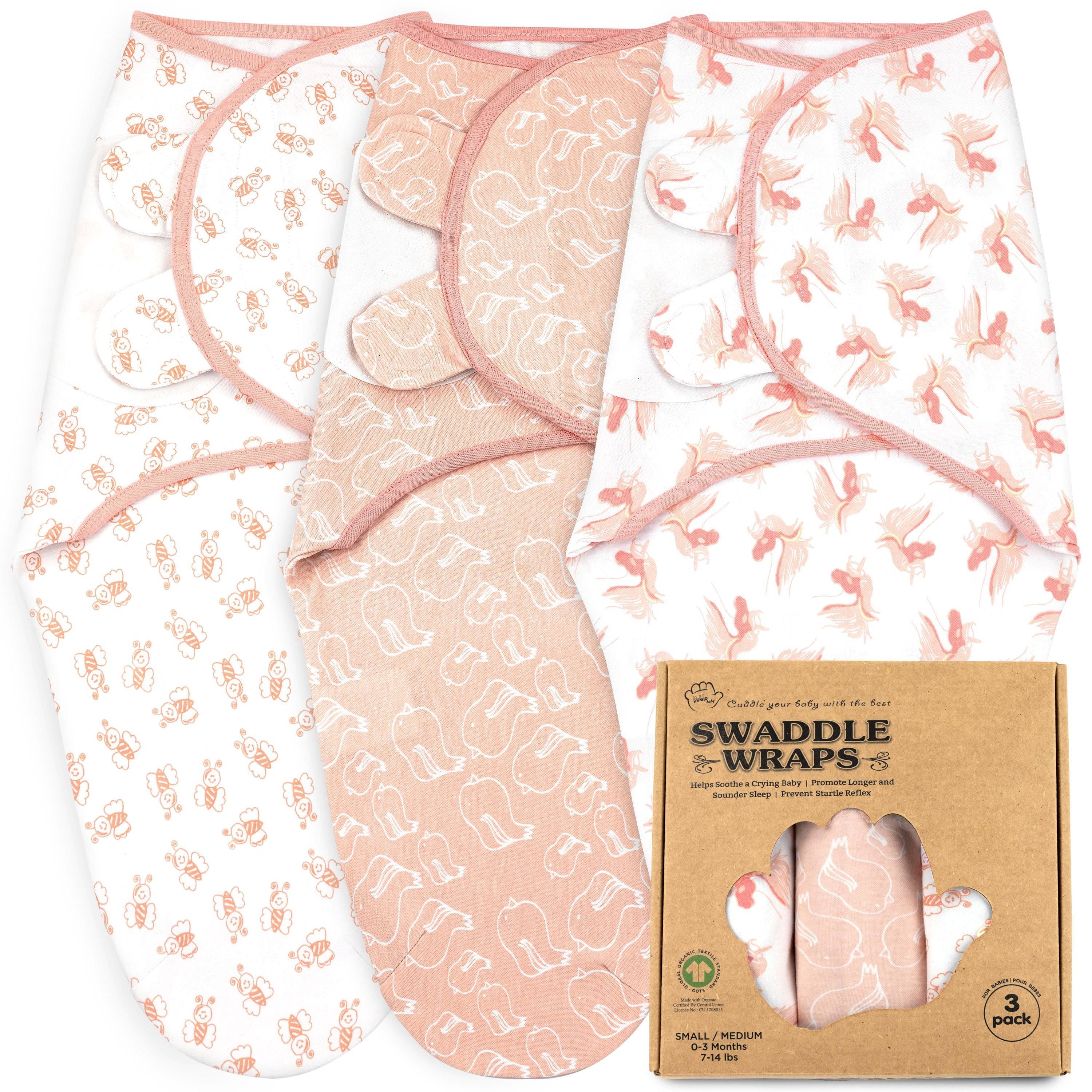 Bublo Baby Swaddles for Newborns 0–3 Months, Organic Cotton Baby Swaddle Blanket, Infant Swaddle Sack, Baby Swaddles 0–3 Months, Newborn Sleep Sacks, Baby Blanket Sleep Sack for Baby Boys & Girls