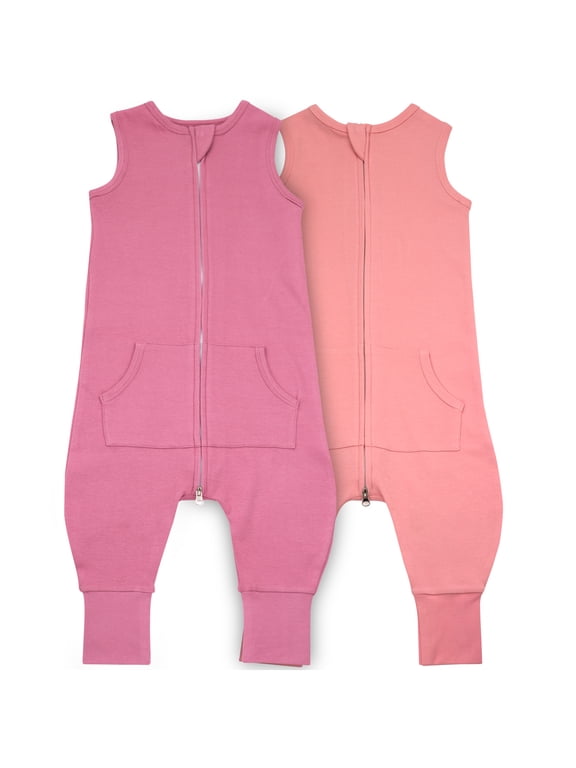 Toddler Sleep Sacks for 2t-3t, 1 Pack Baby Wearable Blanket with Feet, Sleeveless Breathable Sleep Sacks for Baby Boys and Girls