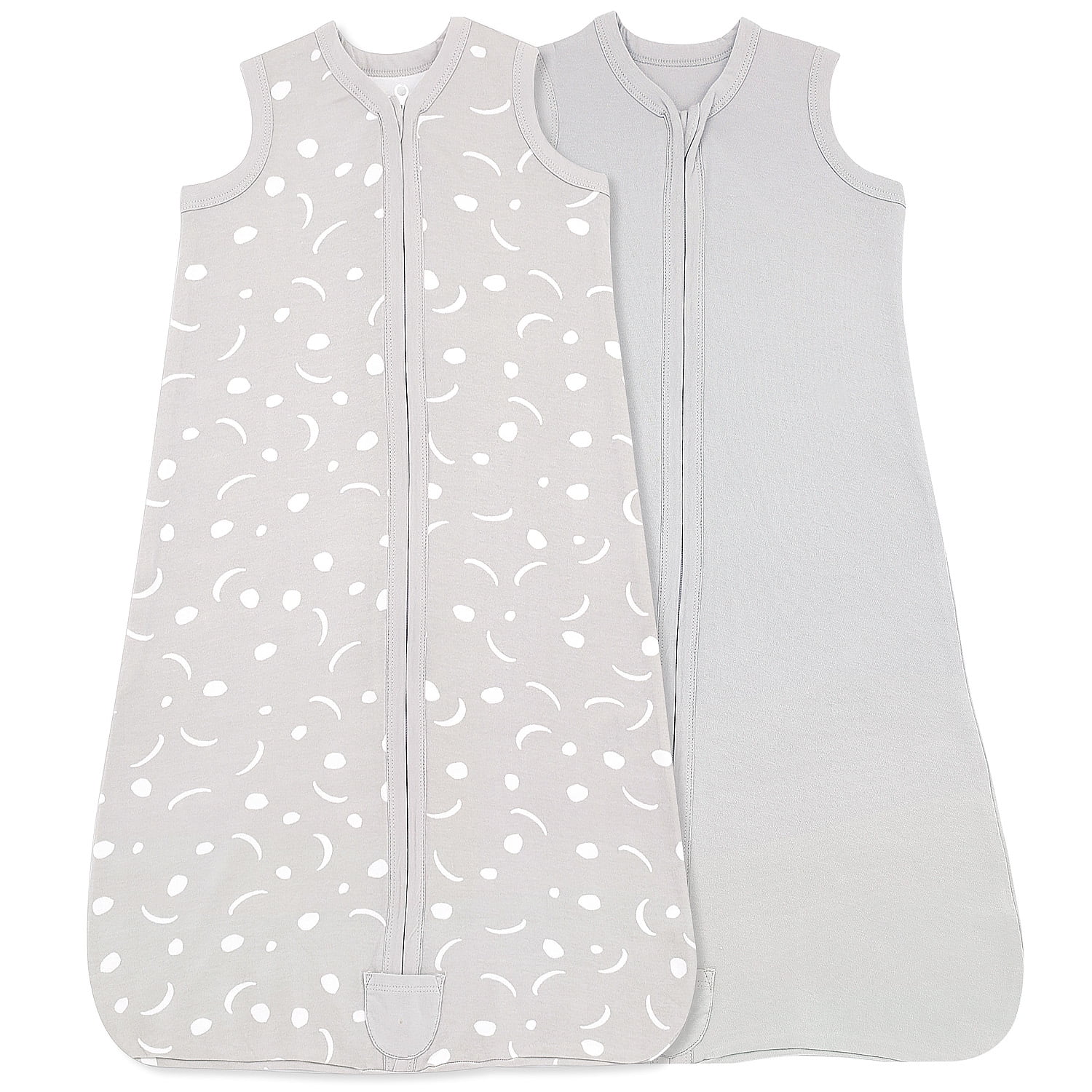DaysU Cotton Baby Sleep Sack - 0.5 TOG Wearable Blanket With Two-Way Zipper, Sleeveless