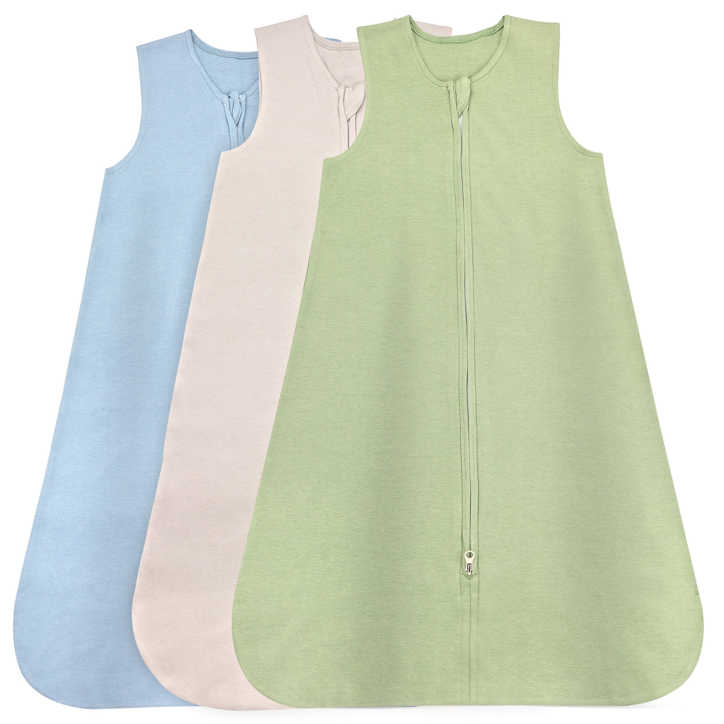 Bublo Baby Baby Wearable Blanket, Cotton Sleep Sacks for 612 Months, 3 Pack Unisex Sleeping Bag