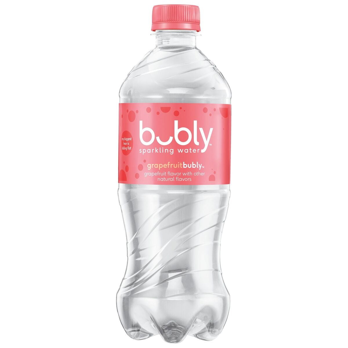 Bubly Grapefruit Sparkling Water, 20 fl oz, Bottle