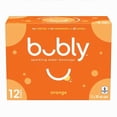 thumbnail image 1 of Bubly Orange Sparkling Water Beverage, 12x355ml cans, 4.26L/144 oz, 1 of 4