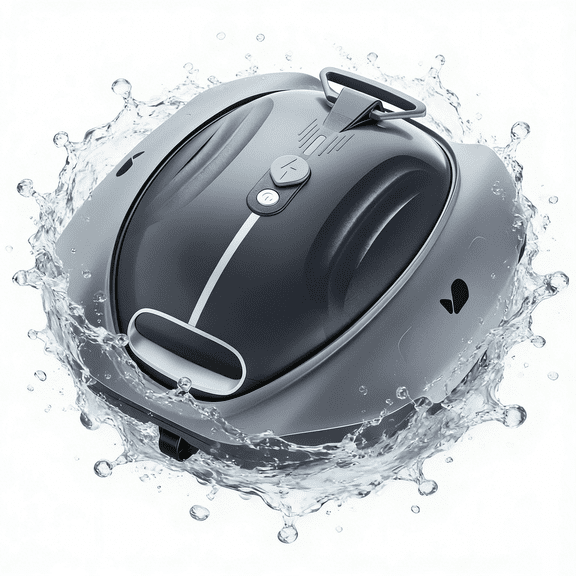 Bubot 300P Cordless Automatic Pool Cleaner Robot  Powerful Pool Vacuum with Superior Suction, DirtLock Tech, Self-Parking, LED Indicator, Fast Charging for Above-Ground Pools up to 850 Sq.ft